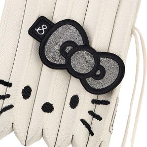Lucky Hello Kitty Ribbon Embroidery Wappen Platinum