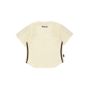 [골라] 여성 W TAPE POINT T-SHIRTS [CREAM]