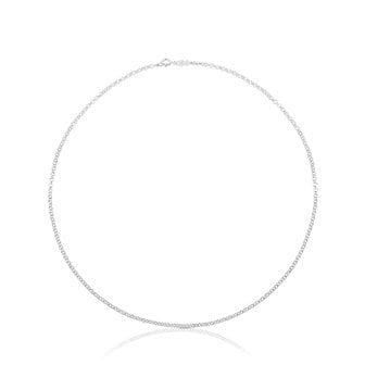 TOUS 실버 체인 초커 위드 볼 50cm / Silver TOUS Chain Choker with balls 50cm / 목걸이/ 511900530