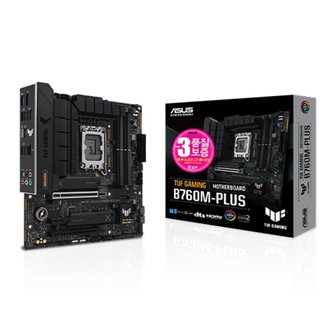 ASUS TUF GAMING B760M-PLUS STCOM 에이수스 컴퓨터 PC 게이밍 메인보드 인텔 CPU 추천