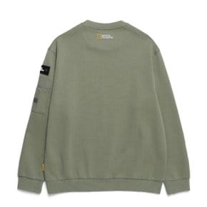 N241MSW070 소매 포켓 맨투맨 LICHEN KHAKI