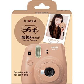 FUJIFILM instax mini8 INS MINI 8P COCOA 인스턴트 카메라 체키 플러스 클로즈업 렌즈・순정