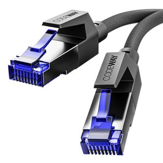 코드웨이 CAT8 게이밍 인터넷 랜선 초고속 랜 케이블 0.3m