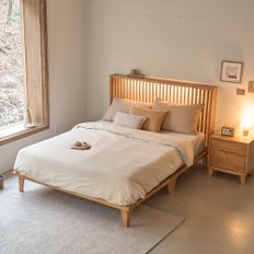 .세레노 원목 고목나무 침대 프레임 LK