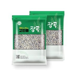 H고인돌잡곡 8kg(4kg+4kg) 흑보리쌀 검정보리 국내산