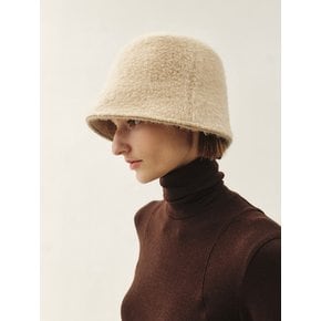 RTW ALPACA HAIRY BUCKET HAT_2COLORS