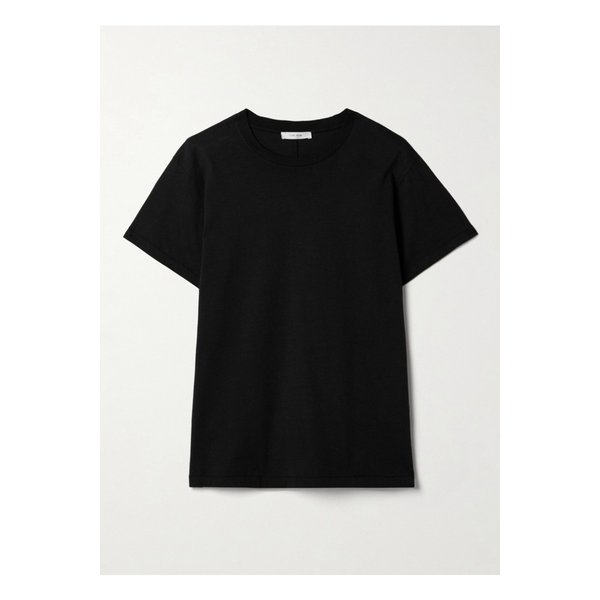 플로리 코튼 저지 티셔츠 블랙 1647597357671248