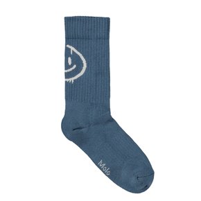 [MOLO공식수입원][26FW] 2-14세 노먼 블루문 빅 스마일 삭스 2종 세트 AKIF9SO003