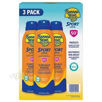  바나나보트 울트라 스포츠 SPF50 스프레이 170gX3개 BANANA BOAT SPORT SPF 50 C-SPRAY