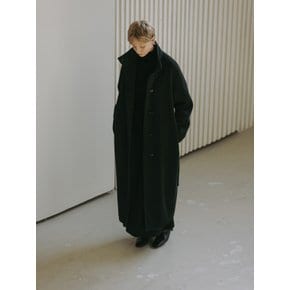 high-neck coat (black)