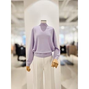 [파주점] [더아이잗컬렉션]백 플리츠 모크넥 풀오버 니트 CS3B1PO421