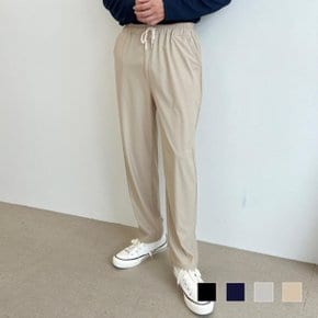 남자 고무줄 정장바지 베이직 편한 4컬러 허리 팬츠