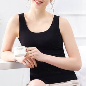 여성 쿨링 심리스 나시 스포츠 여자 민소매 티셔츠