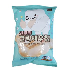 예티의 갈릭새우칩스낵 메이플스토리 딱지1개포함 70g x 4개 (무료배송)