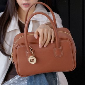 STITCH TOTE BAG_CARAMEL