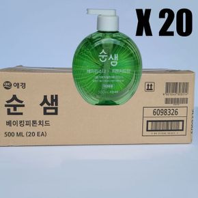 애경 순샘 베이킹피톤치드 용기형 500ml 20개1box