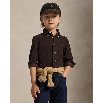 폴로 랄프 로렌 폴로 키즈 남아 2-7세 코튼 코듀로이 셔츠(CWPOWOVB6820625200)