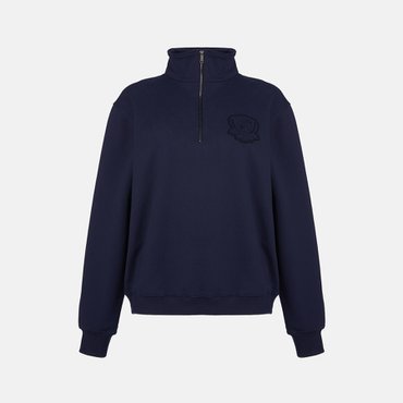 메트로시티 풀오버 하프 집업 스웻 셔츠 M243CT0917N