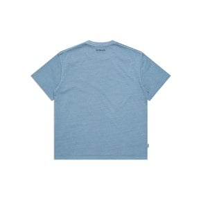 엔젤 워시드 티셔츠 - GREYISH BLUE Z263UST010908