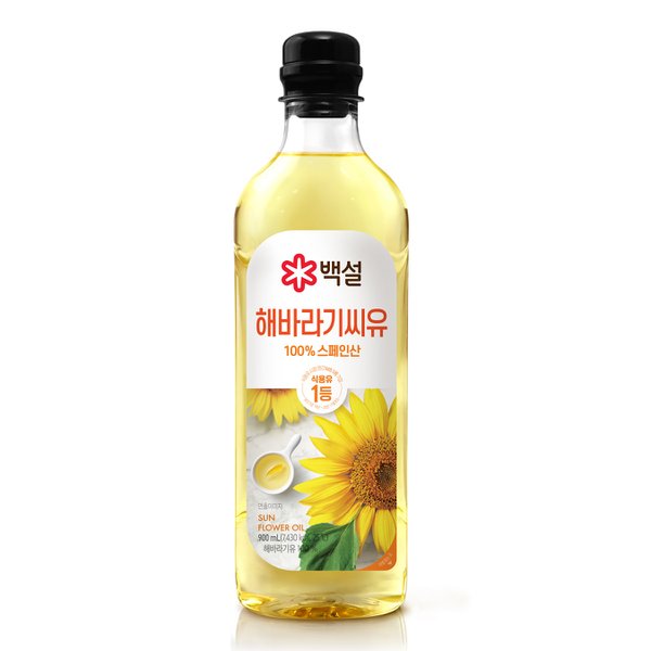 백설 해바라기유900ml