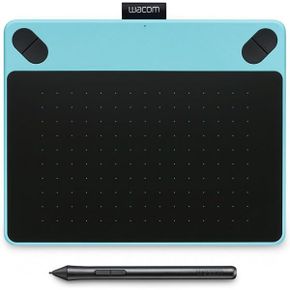 영국 와콤 드로잉 테블릿 Wacom Intuos Draw Pen Tablet in Blue Size S  Small Graphic incl. A