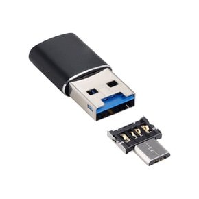 NFHK USB 3.0 - Micro SD SDXC TF Micro USB 5 OTG  카드 리더 핀 어댑터가있는 태블릿 휴대