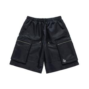 NYLON BIG POCKET SHORT PANTS BLACK 빅포켓 숏팬츠