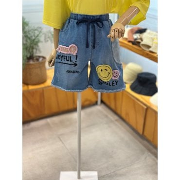 레코브 자수패치 밴딩 숏팬츠(SB61E7DT507X)