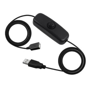 USB 연장 케이블 온오프 중간 스위치 AM-AF 전원 연결 선 1.5M USB-AF06