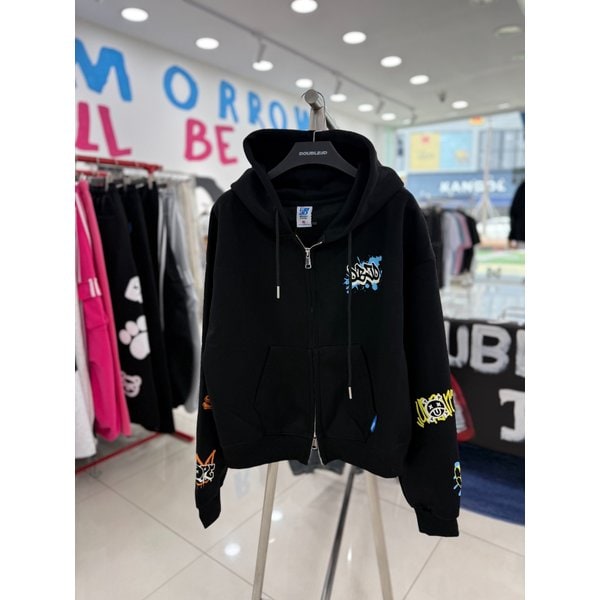 [여주점] 여성,스마일크롭집업후드,JHZZ40301