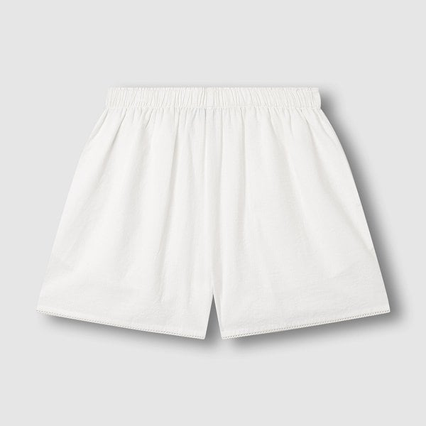 여 시어서커 셔링 3부 파자마 팬츠 J206202077001