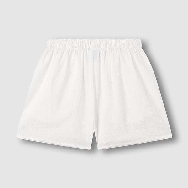 여 시어서커 셔링 3부 파자마 팬츠 J206202077001