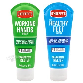  오킵스 워킹핸즈 고보습 85g 핸드크림 + 풋크림 O`KEEFFE`S WORKING HANDS HAND CREAM FOOT CREA