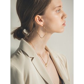 [Stella collection] Helena gran fiore hoop earring