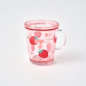 프루티프룻 넓은 핸들워터 텀블러 260ML 딸기