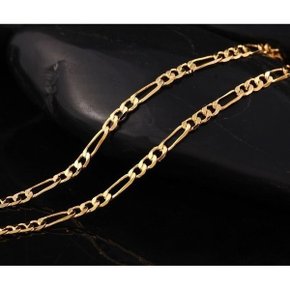 43cm / 17인치 18K GF 짜임 실 목걸이 체인 금작 도금 패션 여성 목걸이 금 골드 선물 이벤트