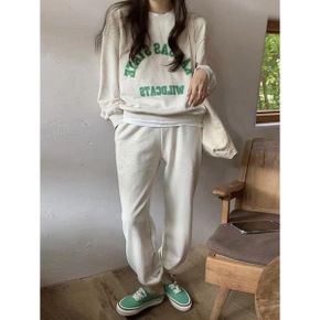 2종SET 데일리 레터링 맨투맨+트레이닝 조거팬츠 G6SSE025P_P419975586