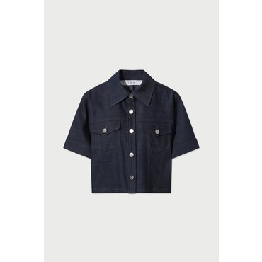 IRO AZURE 숏 셔츠 자켓 ILJAM25702BUX