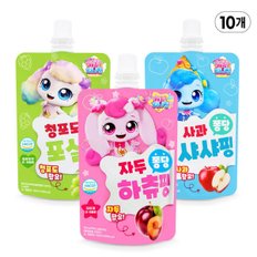 캐치티니핑 퐁당 음료 파우치 100ml 10개 과채음료