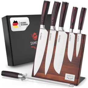 독일 헨켈 즈윌링 칼세트 쌍둥이칼 1834712 Samuto Knife Set 5 Damascus Knives with Sharpenin