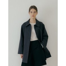 HALF TRENCH COAT - Black