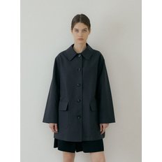 HALF TRENCH COAT - Black