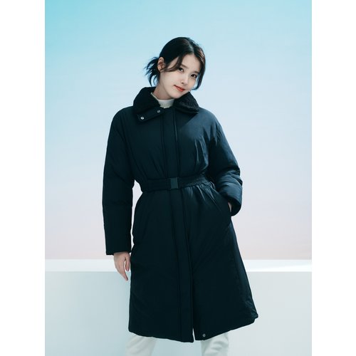 블랙야크 25년 여성 벨트형 롱다운 자켓 L퍼카라롱다운자켓 정가(359,000원)