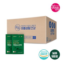 미쁨생활건강 국내산 믿음직한 흑염소진액 70ml 알뜰팩 (총 100포)