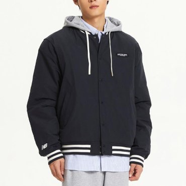 뉴발란스 NB UNI 바시티 패딩점퍼 - Navy NBNQE42823-59