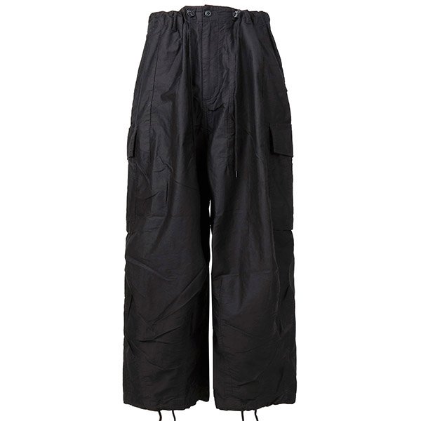 [부산점] 25SS 블랙 HD 와이드 카고 팬츠 QV155 BLACK