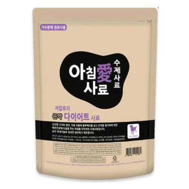 아침애 가수분해 저칼로리 곤약 다이어트 수제사료 3kg +샘플 30개증정(900g)