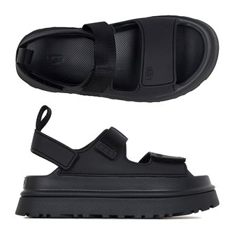 UGG [부산점] 어그 25SS 블랙 골든글로우 플랫폼 샌들 1152685 BLK