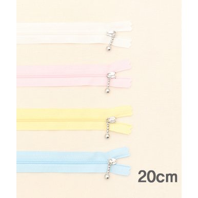 YKK 슬림코일지퍼 파스텔 20cm (29207)