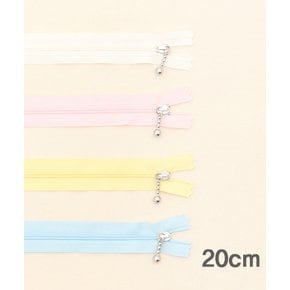 YKK 슬림코일지퍼 파스텔 20cm (29207)